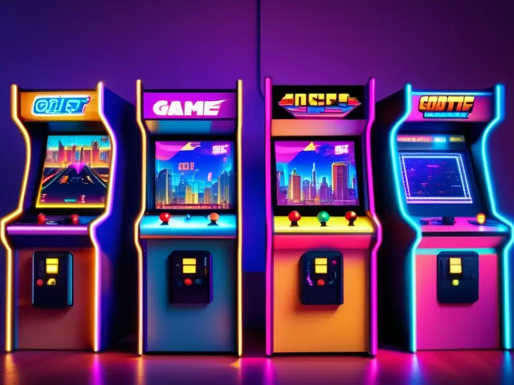 Un emocionante escenario de arcade vintage con juegos y efectos musicales que tienen un impacto cultural.