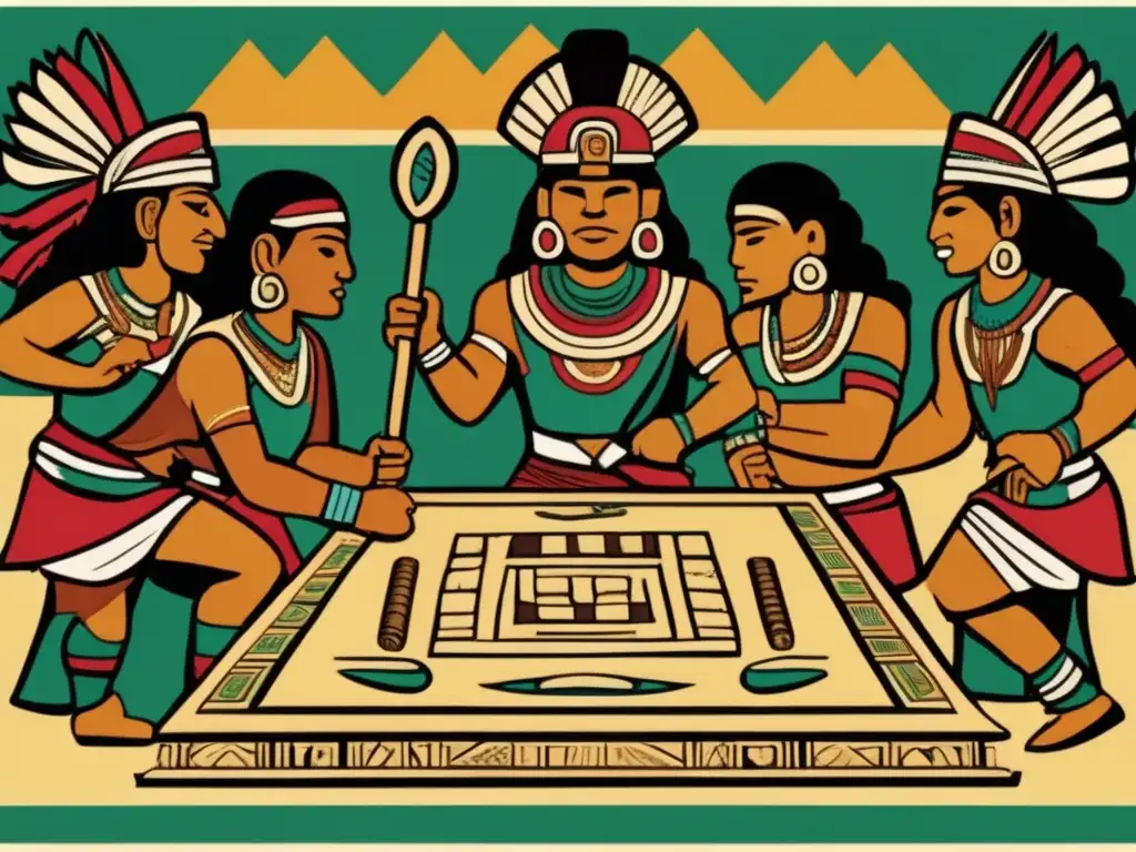 Un emocionante juego de Puluc entre guerreros mayas, resaltando la riqueza cultural y el origen del juego.