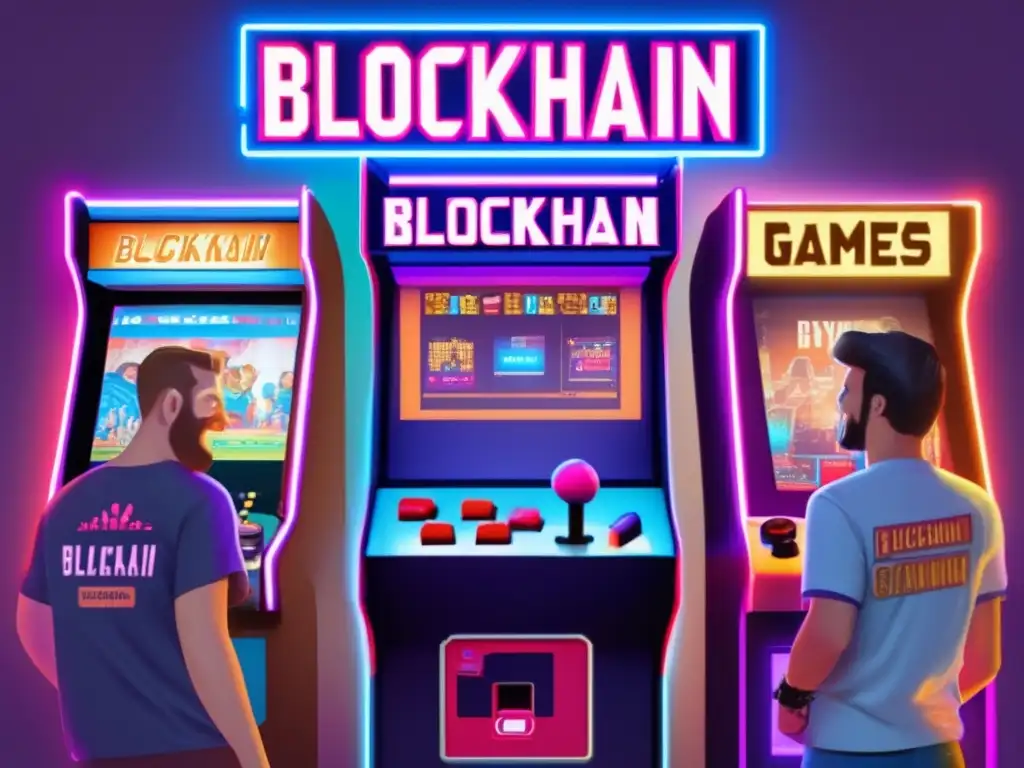 Un emocionante torneo de juegos retro con la tecnología blockchain en competencias digitales.