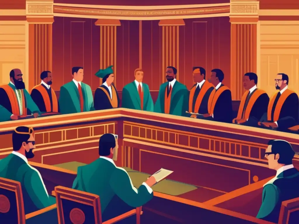 Escena judicial vintage: impacto legal del blockchain en juegos en línea