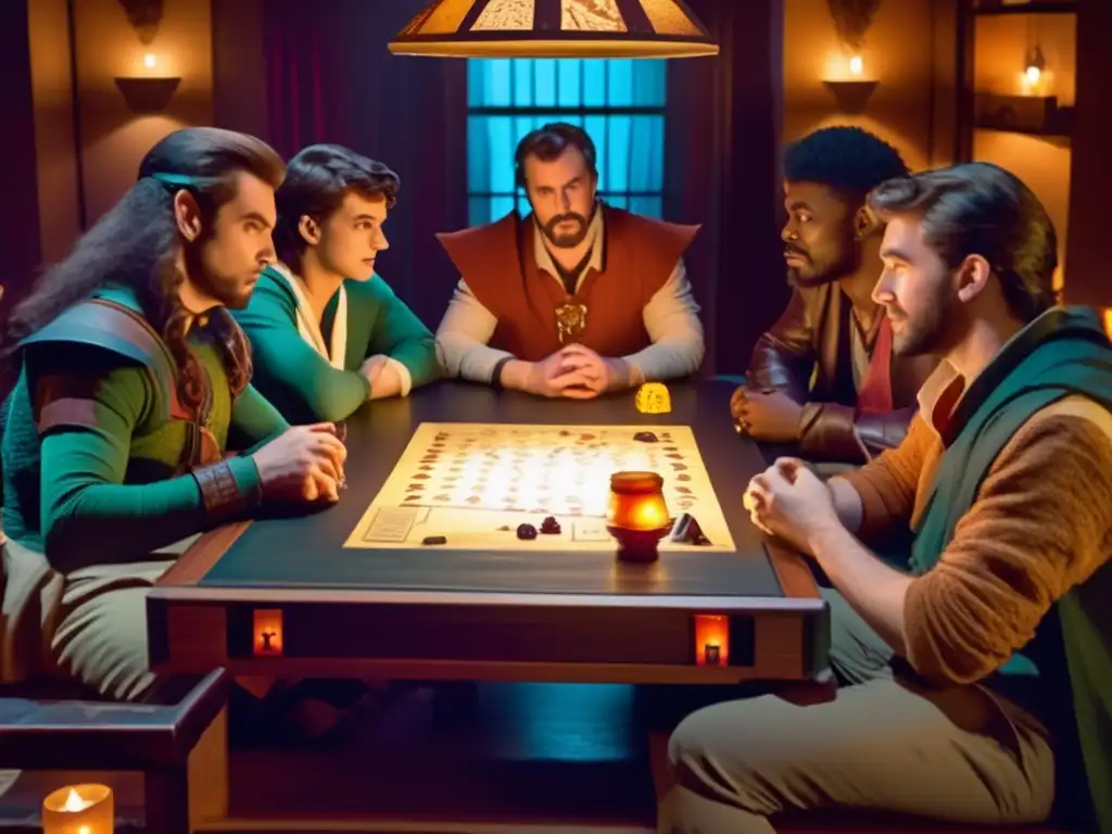 Un grupo de actores inmersos en una partida de Dungeons and Dragons en un ambiente retro, con la influencia de los juegos de rol en series y cine.