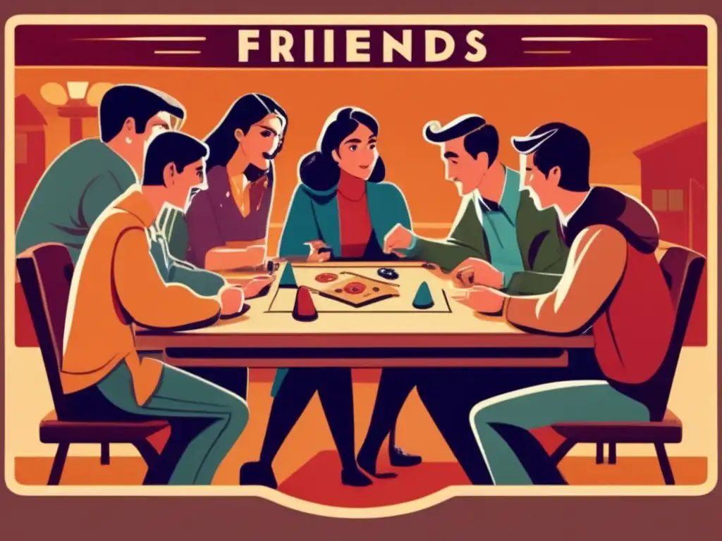 Un grupo de amigos juega un emocionante juego de mesa que recuerda a 'Among Us', destacando el impacto cultural de Among Us en la sociedad moderna.