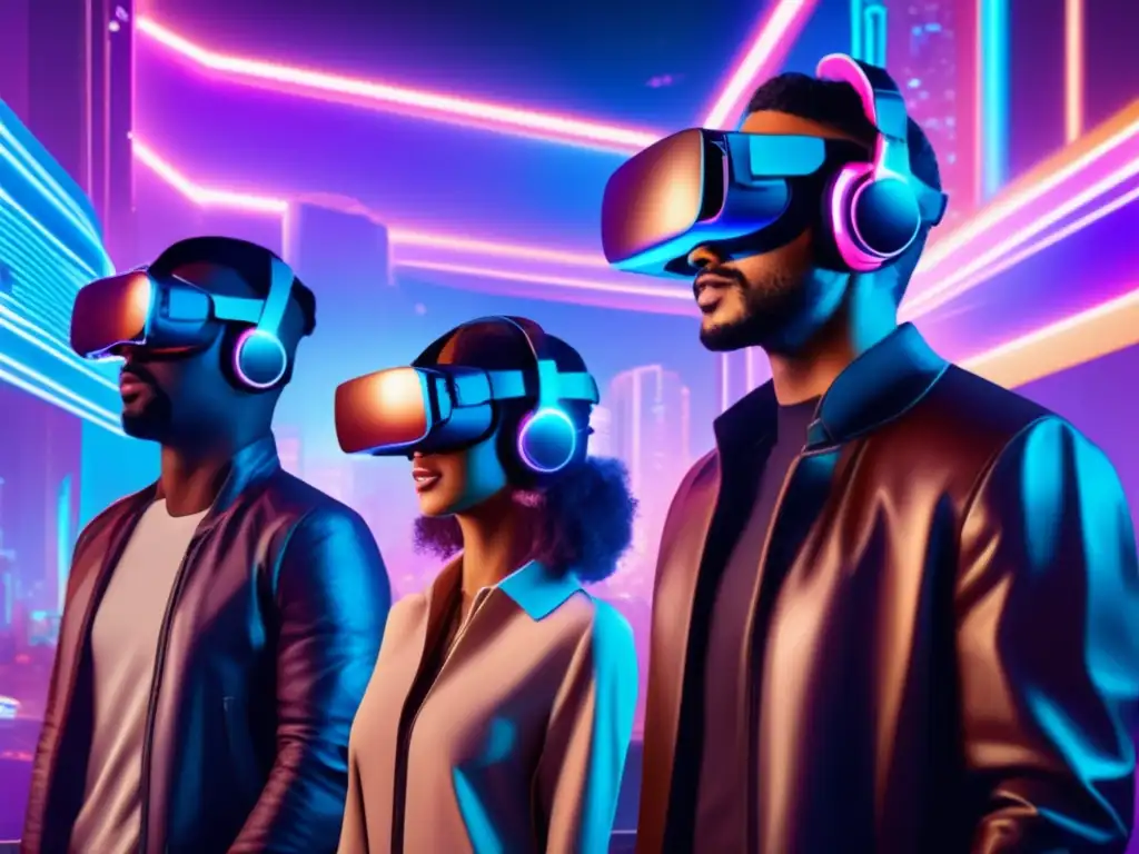Juego multijugador vintage de realidad virtual