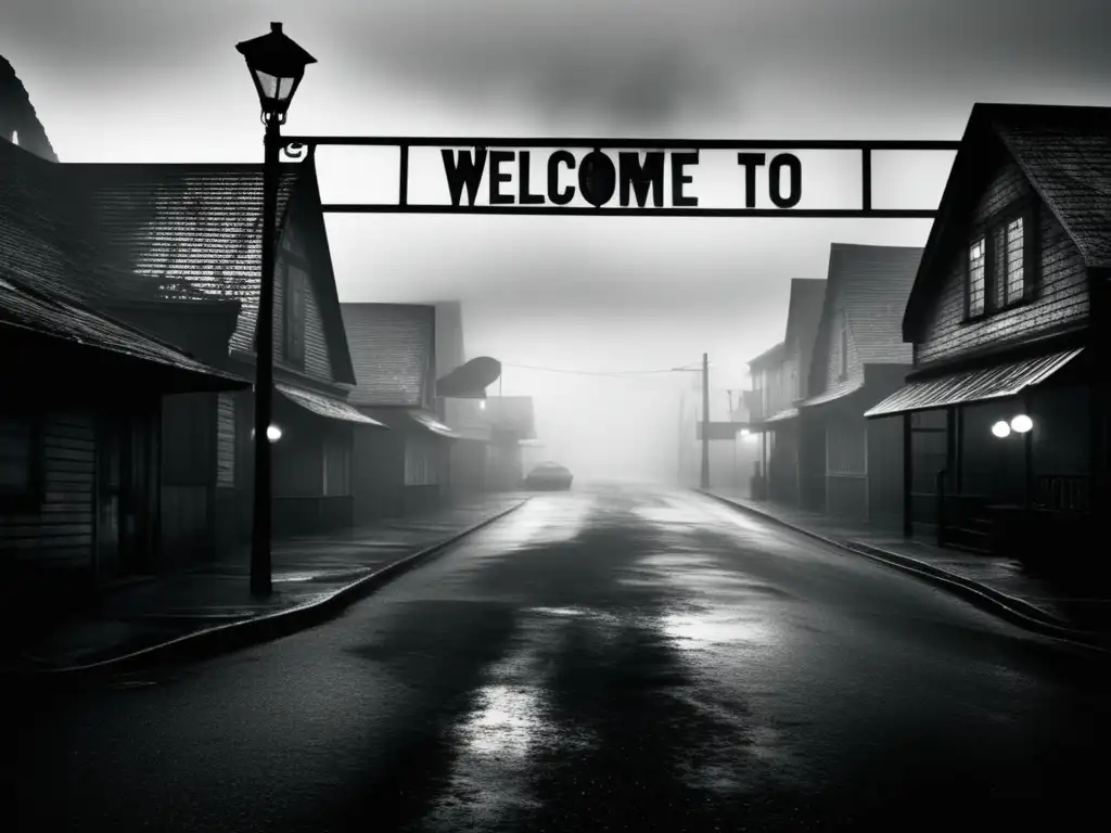 La imagen muestra la icónica neblina de Silent Hill, con un ambiente inquietante y desolado, evocando el legado de Silent Hill en horror psicológico.