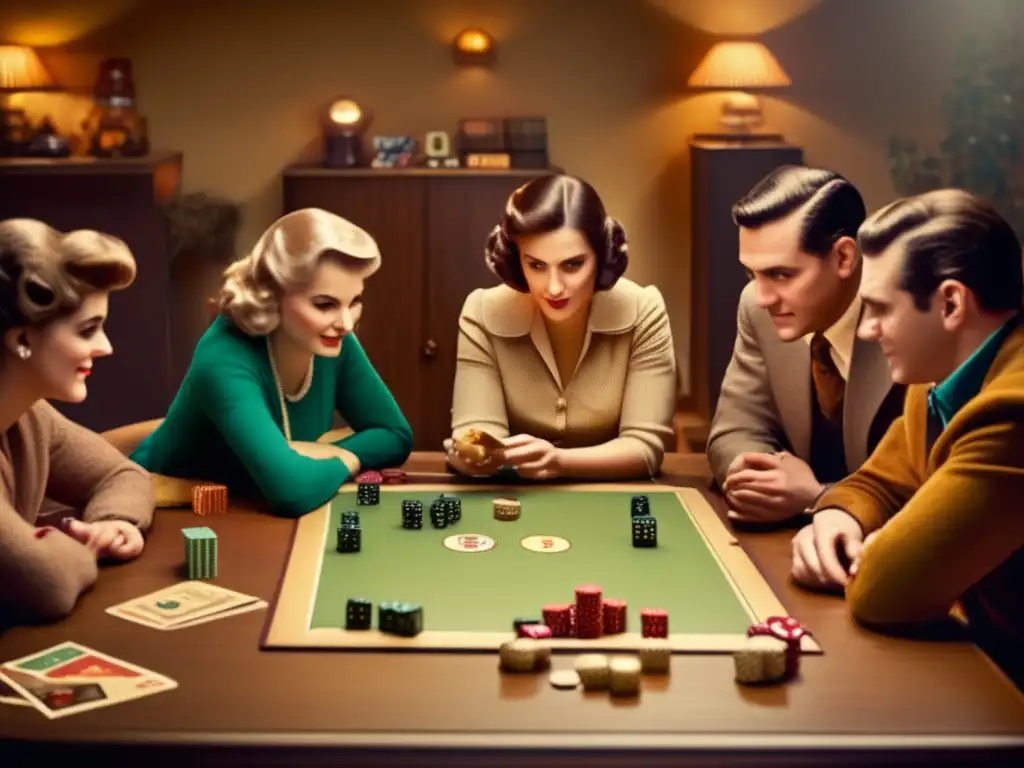 Un juego de mesa vintage reúne a un grupo en un ambiente cálido y nostálgico, capturando el impacto cultural de los wargames en la historia.