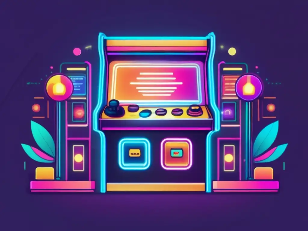 Vintage Arcade Cabinet con Tecnología Blockchain