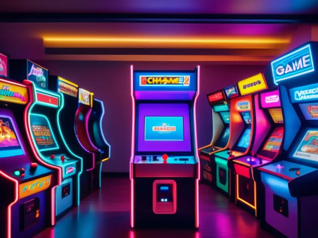 Maquina arcade vintage con mundo pixelado y tecnología blockchain