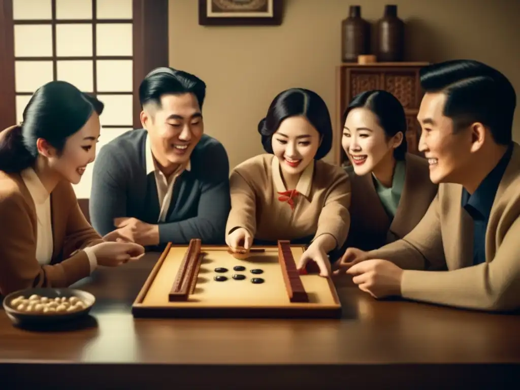 Un momento inolvidable de juego de mesa coreano, reflejando su impacto cultural.