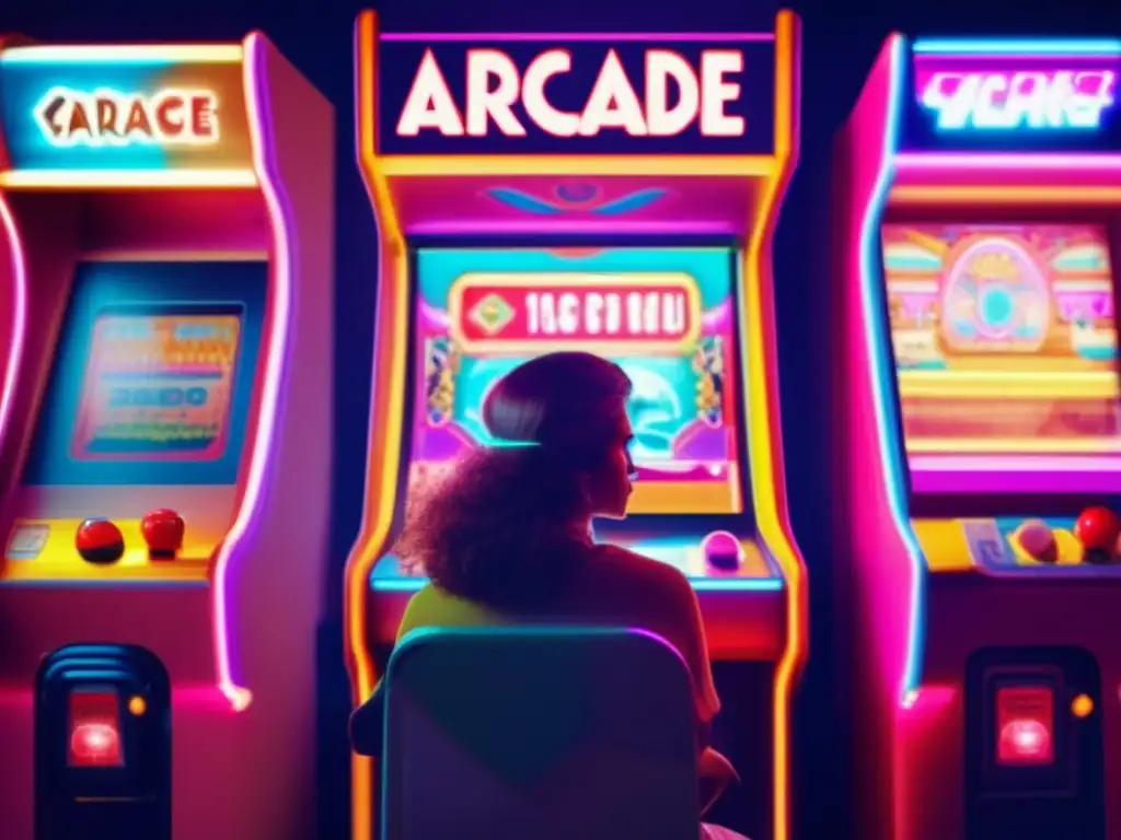 Concentración retro: inmersión en el juego de arcade vintage