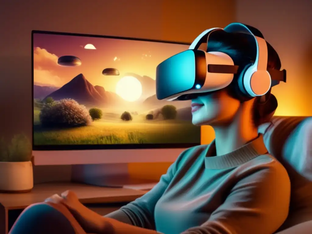 Sumérgete en la serenidad de la realidad virtual vintage, disfrutando los beneficios de los juegos para la ansiedad.